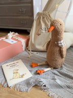 Nidò- Il peluche che registra la voce di mamma, papà o di chi ama il tuo bambino 🧡