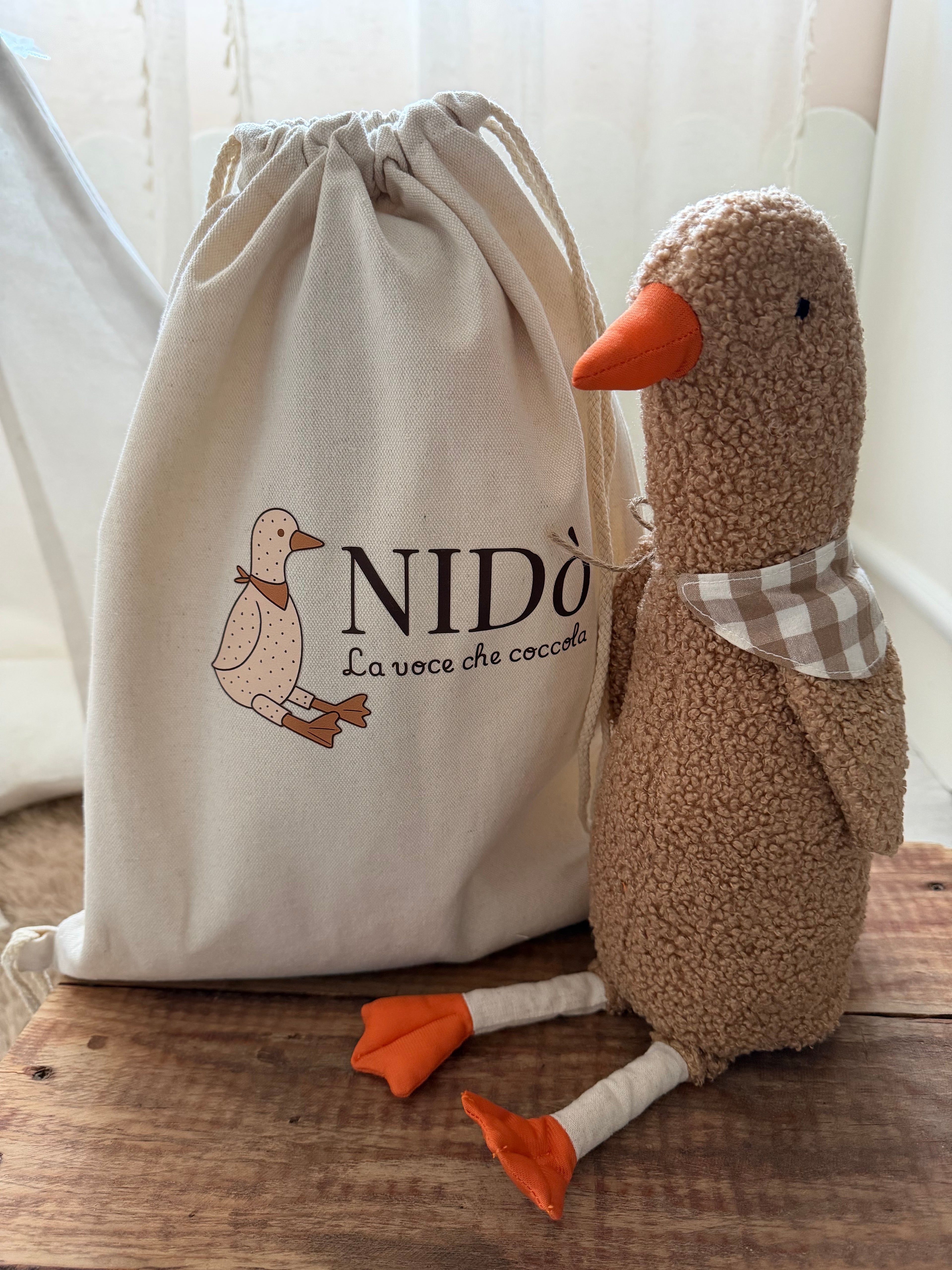 Nidò- Il peluche che custodisce la voce di chi ami