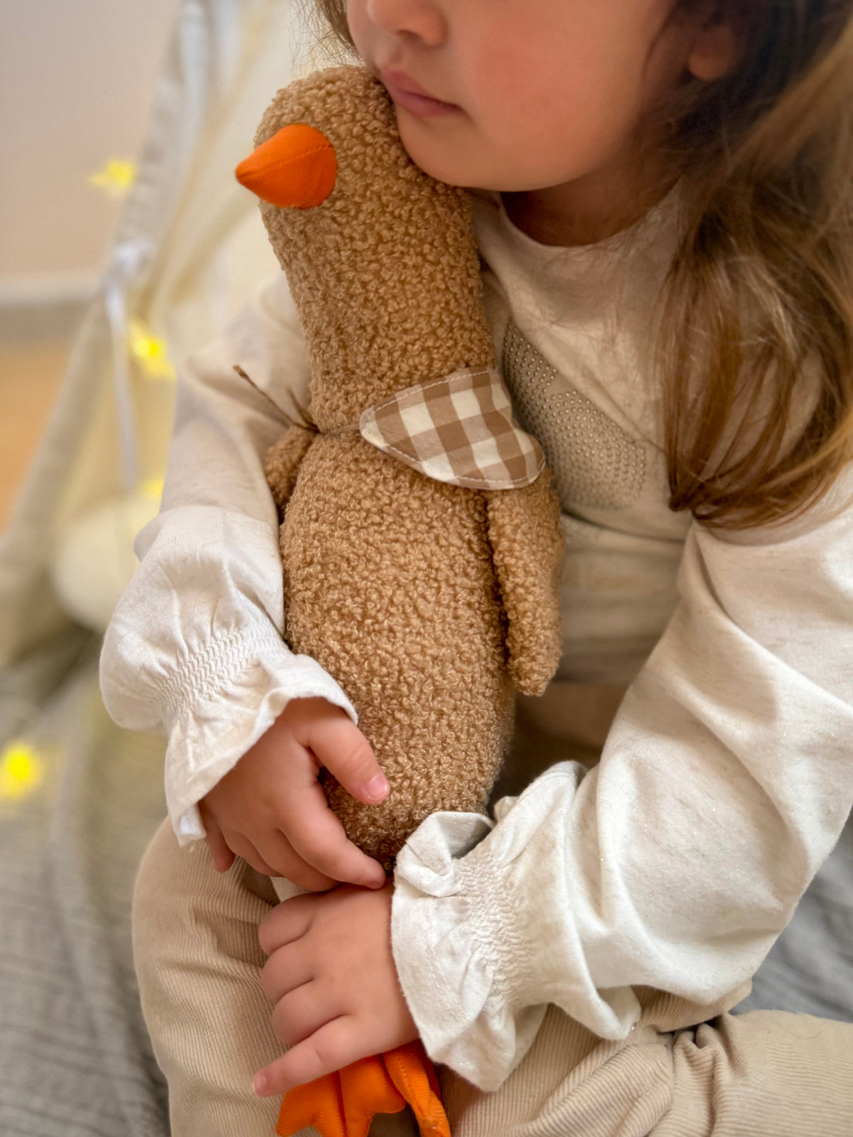Nidò- Il peluche che registra la voce di mamma, papà o di chi ama il tuo bambino 🧡
