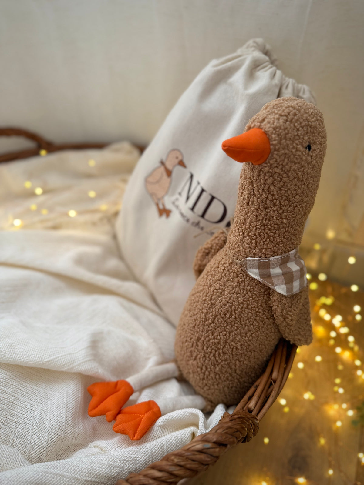 Nidò- Il peluche che registra la voce di mamma, papà o di chi ama il tuo bambino 🧡