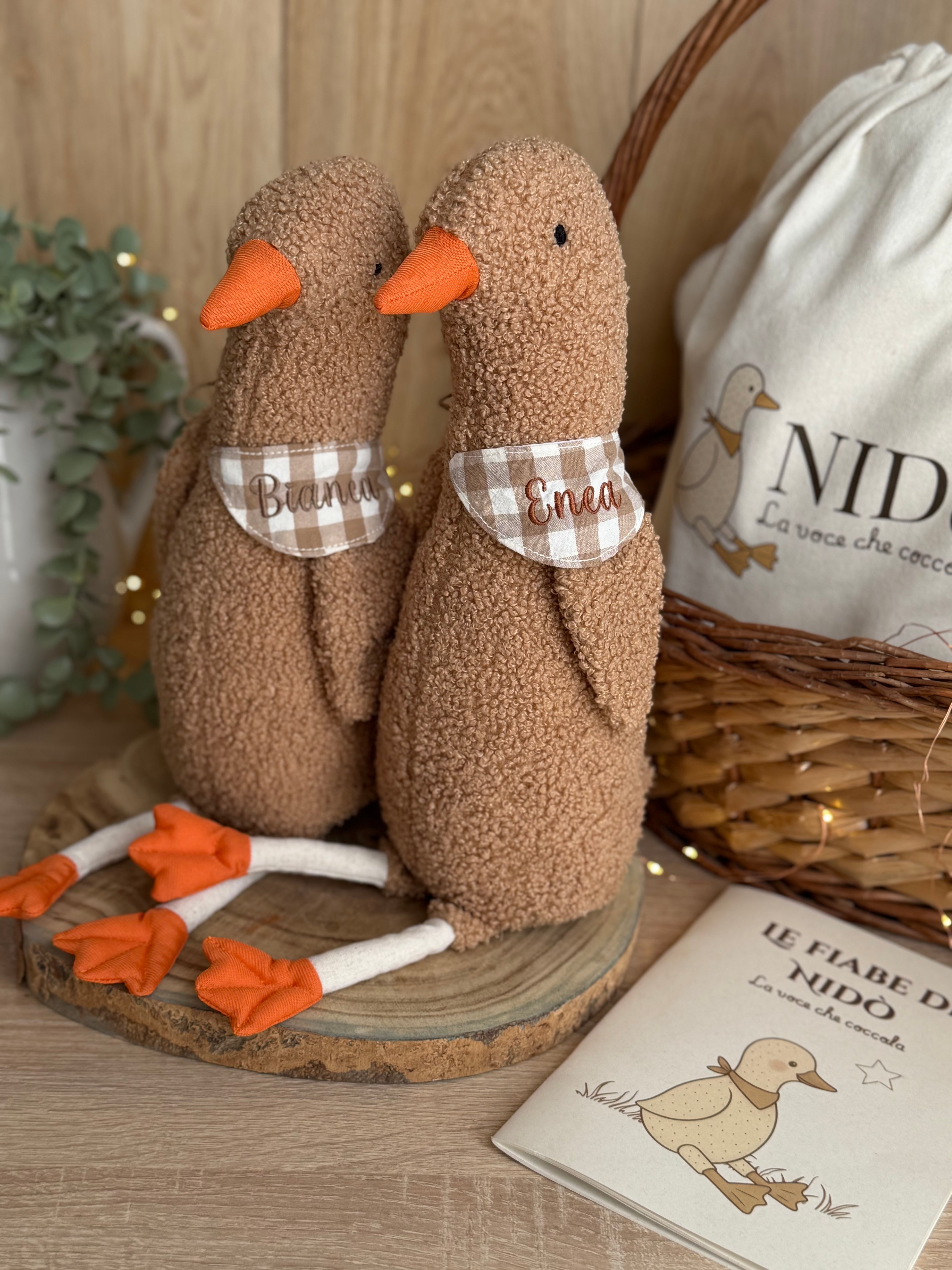 Nidò- Il peluche che registra la voce di mamma, papà o di chi ama il tuo bambino 🧡