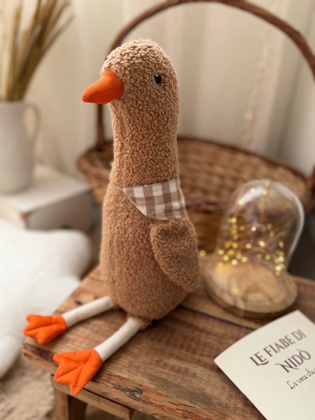 Nidò- Il peluche che registra la voce di mamma, papà o di chi ama il tuo bambino 🧡